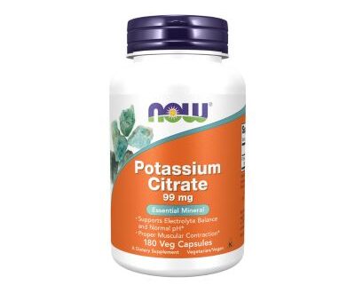 NOW Foods - Potassium Citrate 99 mg - 180 Veg Capsules